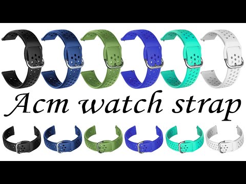 ACM Watch Strap Dot Belt 20mm for Bingo F6s Smartwatch Orange