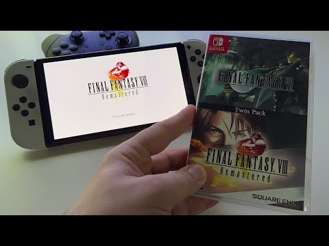 FINAL FANTASY 8 Remastered Twin Pack - 4 min Review | Switch OLED handheld gameplay