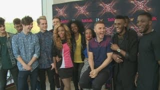 X Factor Gary Barlow groups interview: Kingsland Road, Miss Dynamix and Rough Copy