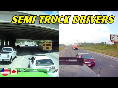 OMG Moments Caught By Semi Truck Drivers  - 3