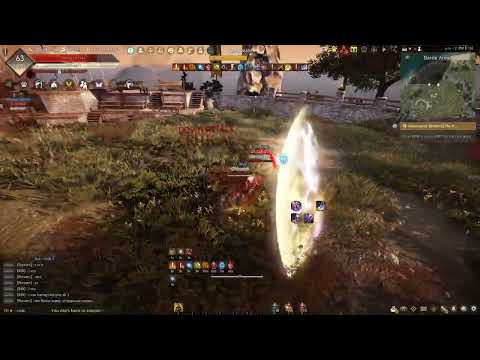 Black Desert Online new Seraphim/Savior Class. (PVP) BA 1v1 Testing her 100% and E Buff.