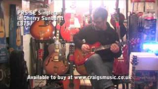 Video thumbnail for PRS SE Singlecut in Cherry Sunburst £375 by lcdadvert