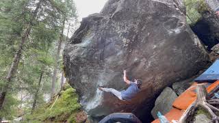 Video thumbnail de Schneastrum, 7c+/8a. Magic Wood