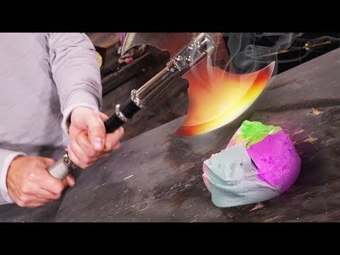1000 Degree Battle Axe VS. Slime!