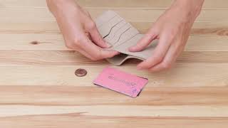 Жіноче портмоне з монетницею Grande Pelle 11369 бежевий