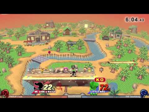 Smash WiiU - WTT7 - Singles - WQF - TNF Steelsburg (G&W, Little Mac) vs PWRUP Vash (Little Mac)