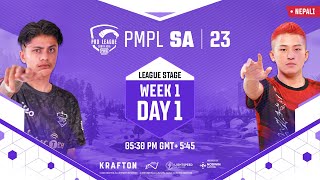 [NP] 2023 PMPL South Asia Spring | Week 1 Day 1 | Survive to Conquer