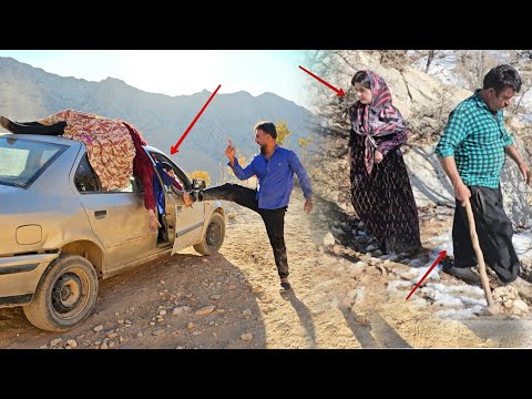 The husband's depression over the absence of his second wife and his anger against the first wife