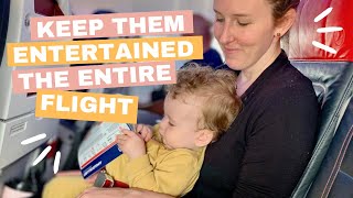 9 BEST Travel Activity Ideas for Toddlers (12-18 Months Old) | NO SCREENS Airplane or Road Trip