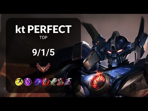 kt PerfecT Aatrox vs Renekton TOP - KR  Patch 13.17