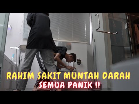 RAHIM SAKIT MUNTAH DARAH !! - PRANK SEMUA PANIK !!