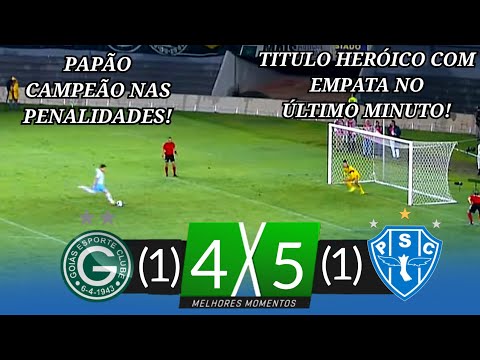 Goiás 1 (4) x (5) 1 Paysandu | Penâltis, Gols e Melhores Momentos | Final Copa Verde 2025