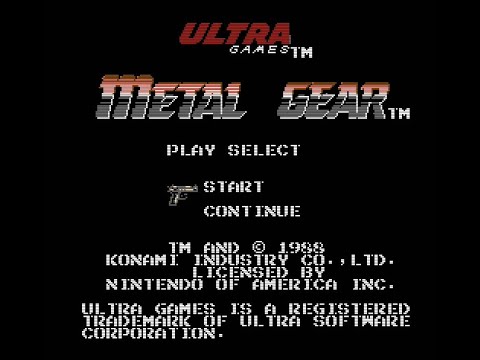 Metal Gear - Full Playthrough - Take On The NES Library #142