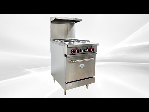 Electric four-head cooking stove with oven Commercial large kitchen stew stew cooker with oven ER24