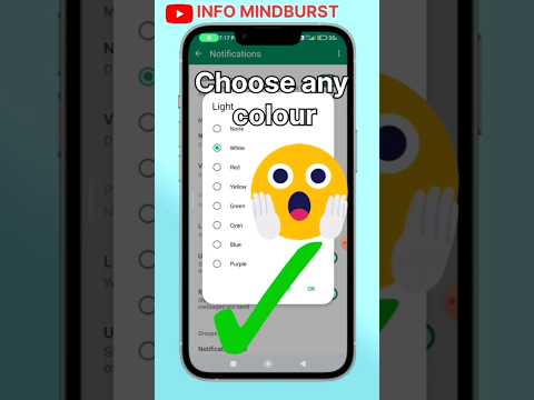 WhatsApp Notification Colour Light settings | #shorts #ytshorts #trending  #new #youtubeshorts