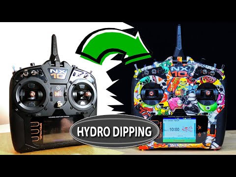 Hydro Dipping Spektrum NX10, Wassertransferdruck, RC airplane transmitter, SPMR10100 / Horizon Hobby