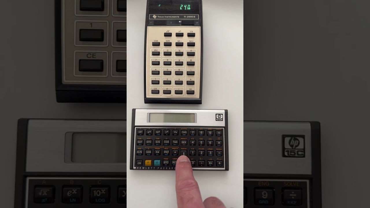 Reverse Polish Notation Explained with Two Classic Calculators