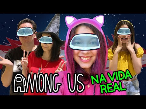 AMONG US NA VIDA REAL PELA PRIMEIRA VEZ | Luluca