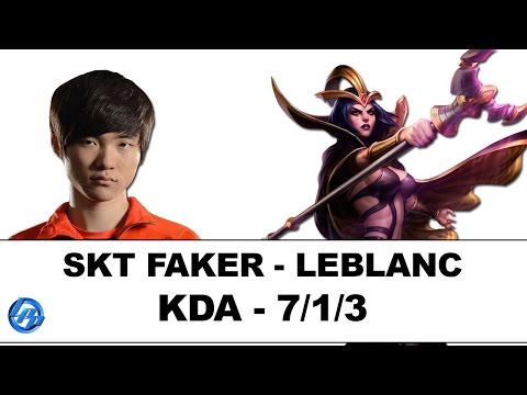 SKT Faker - LeBlanc vs Azir - Kr SoloQ