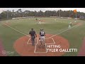 Tyler Galletti 2020 catcher