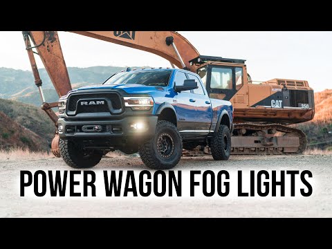 The Best Power Wagon Fog Lights! Baja Designs Squadron Kit