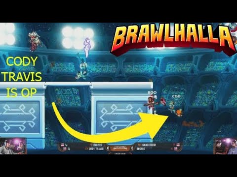 NERF CODY TRAVIS! - Brawlhalla CODY TRAVIS MONTAGE (Combos, 0 to death and more)