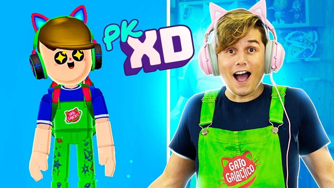 VIREI PERSONAGEM OFICIAL DO PK XD !!! Vem jogar comigo!