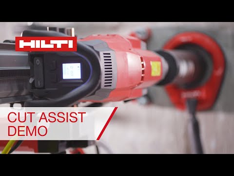Demo of Hilti DD 250-CA and cut assist units for diamond coring
