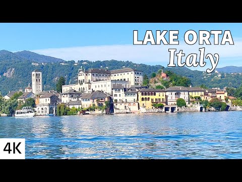 A Day on LAKE ORTA / Orta San Giulio / Italy 4K Video