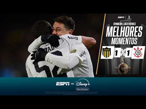 Gols e lances de Peñarol x Corinthians