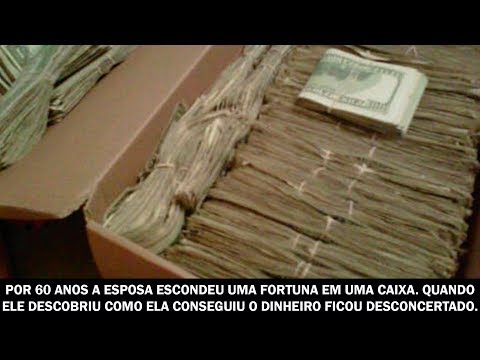 Por 60 anos a esposa escondeu uma fortuna em uma caixa. Quando ele descobriu como ela conseguiu