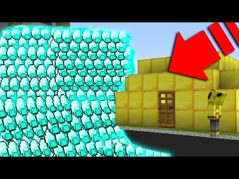 ELMAS TSUNAMİ VS ALTIN EV! 😱 - Minecraft