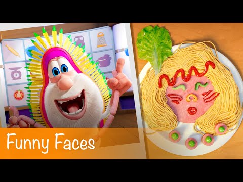 Booba - Food Puzzle: Funny Faces - Episode 7 - Cartoon for kids