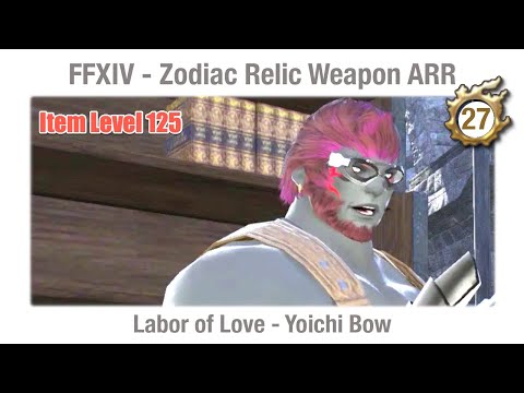 FFXIV Labor of Love - Yoichi Bow (Item Level 125) - A Realm Reborn