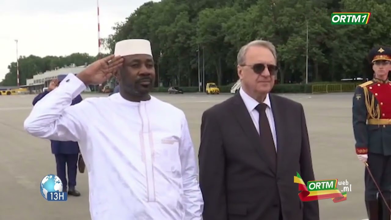 Mali-Russie: Départ et l'arrivée en images du Général d'Armée Assimi GOITA en Russie