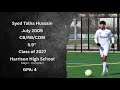 Syed Talha Hussain MLS NEXT U17