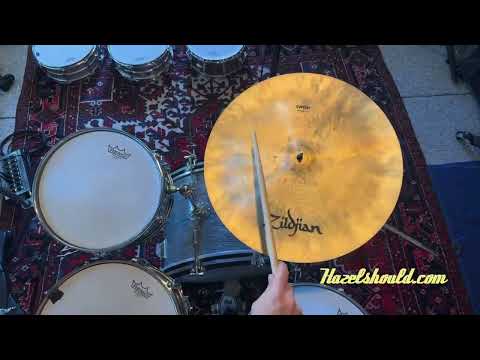 Rare Vintage Zildjian FACTORY SWISH China 18” Unique Exotic Mellow Tone 1306 g CLEAN image 7