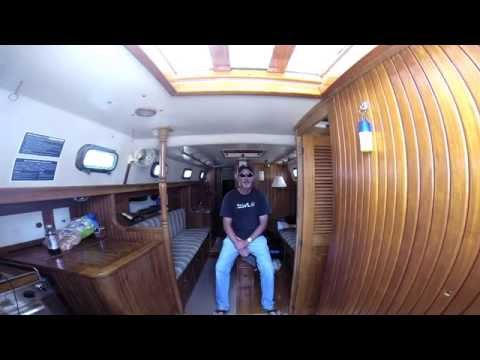 S/V Corsair 1980 Cabo Rico 38  Interior Tour