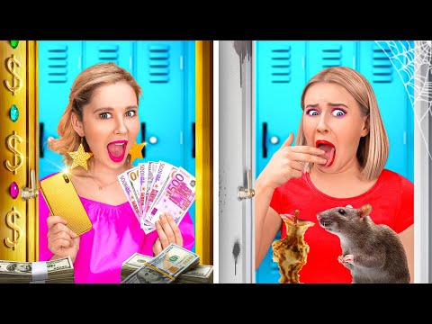 STUDENTE RICCO VS STUDENTE POVERO || Commedia divertente a scuola su 123 GO! Like