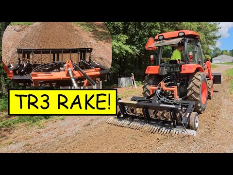 BOOM! This tractor implement is a game changer! ABI Attachments TR3 Rake gets it done!