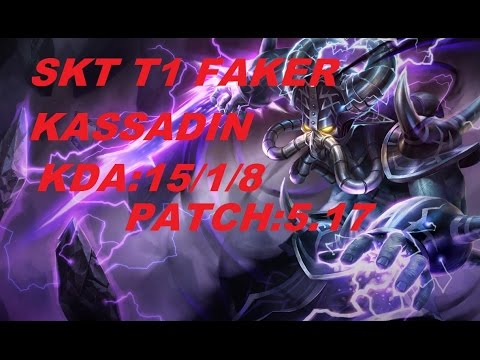 SKT T1 Faker :: Kassadin vs Twisted Fate ::Mid::  LOL KOREA - Highlight