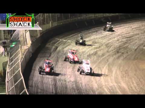 Midget Speedcars - A-Main - $10,000 to Win - Toowoomba Speedbowl - 08.02.14
