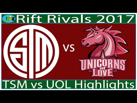 TSM vs UOL Highlights Day 1 EU vs NA Rift Rivals 2017