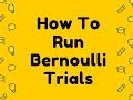 Bernoulli Trials Calculator Video