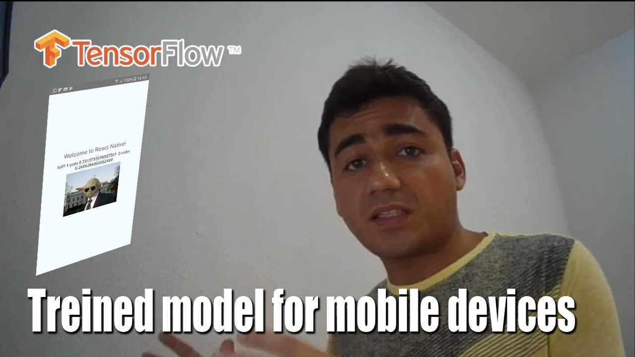 Image classification on mobile devices using Tensorflow