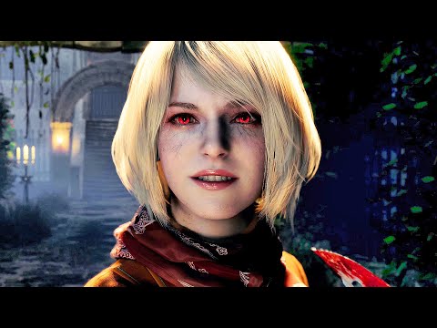 Evil Ashley Wants To Kill Leon Scene (Resident Evil 4 Remake) 4K ULTRA HD