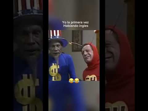Como me escucho cuando HABLO INGLES 😂😂 #elchavodelocho #elchapulíncolorado #humor
