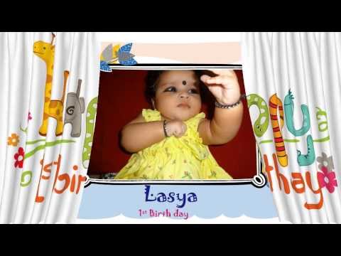 Lasya 1st birthday