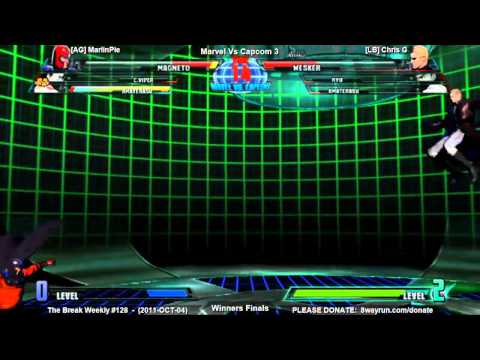 The Break Weekly #128 - MvC3 WF - [AG] MarlinPie VS [LB] Chris G