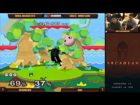 NorCal Arcadian 2015 - Singles - Winner Semis: DoYoung2Win (Jigglypuff) vs Nhat (Marth, Fox)
